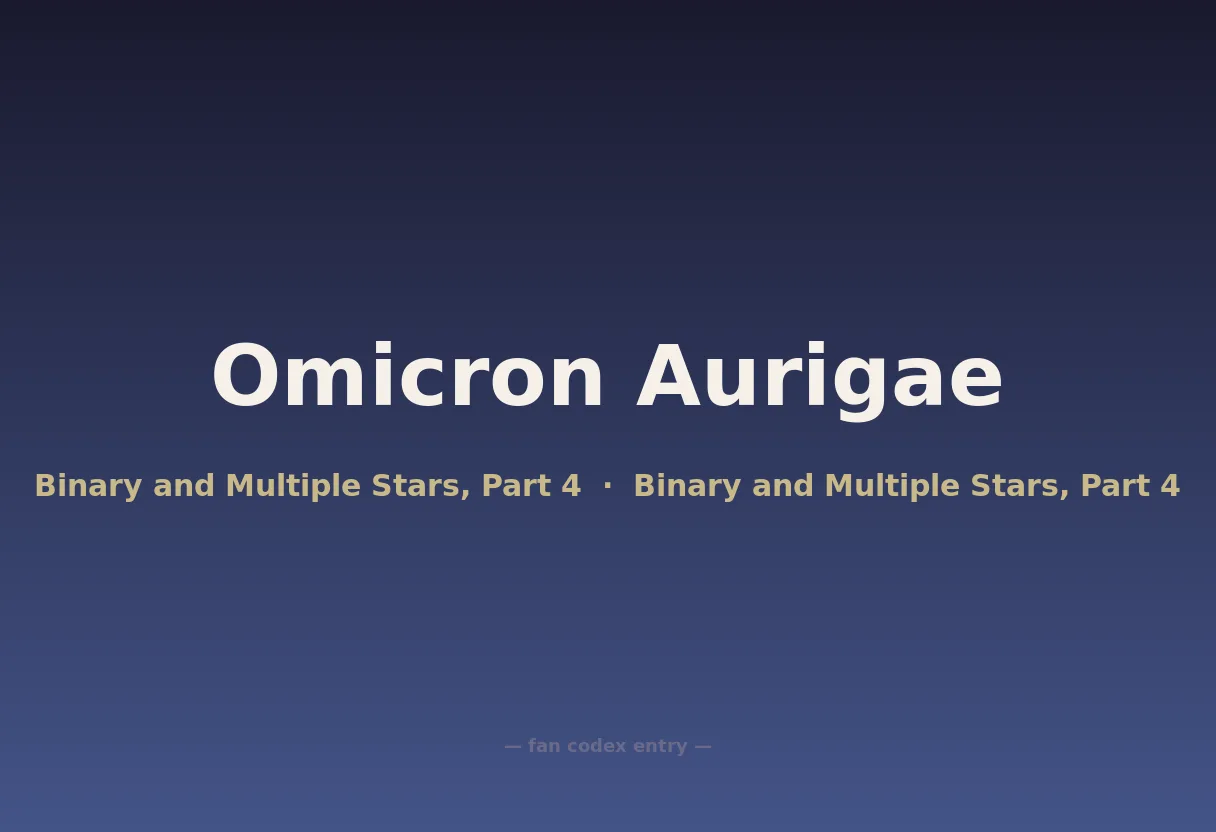 Omicron Aurigae