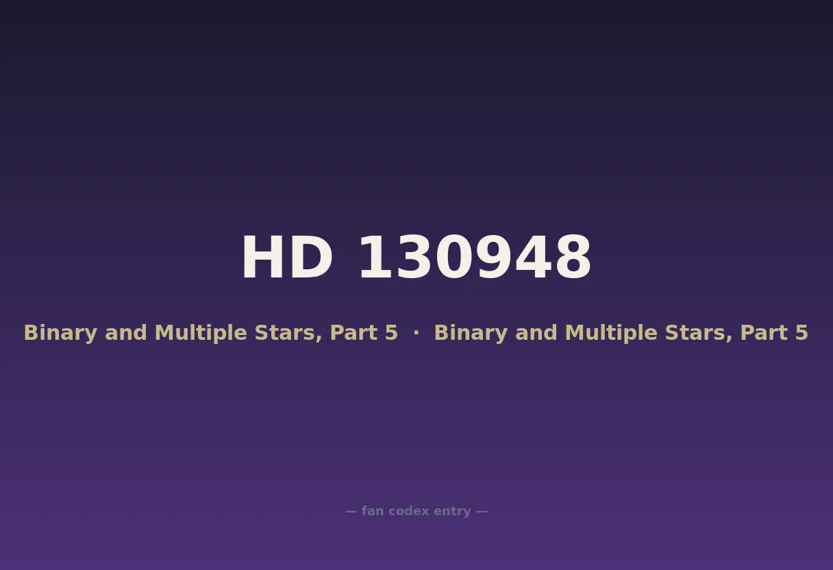 HD 130948