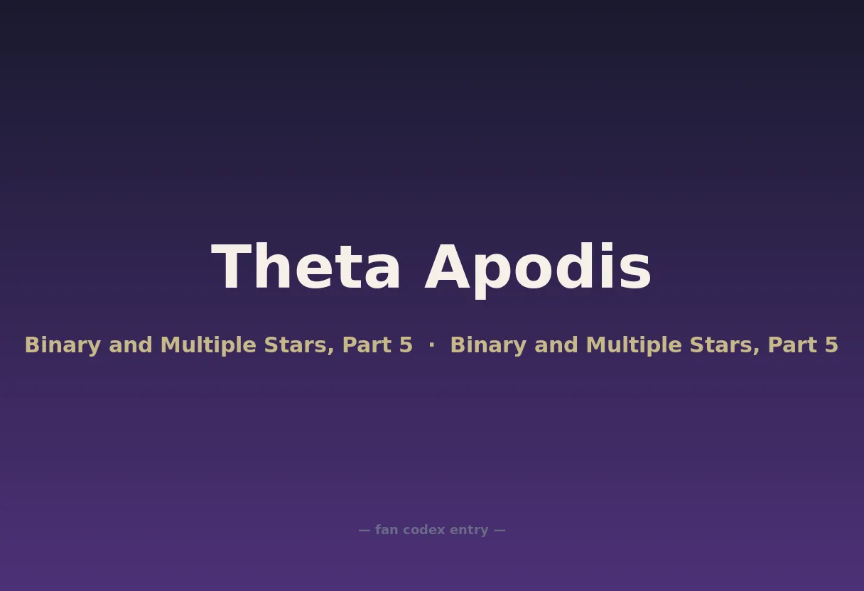 Theta Apodis