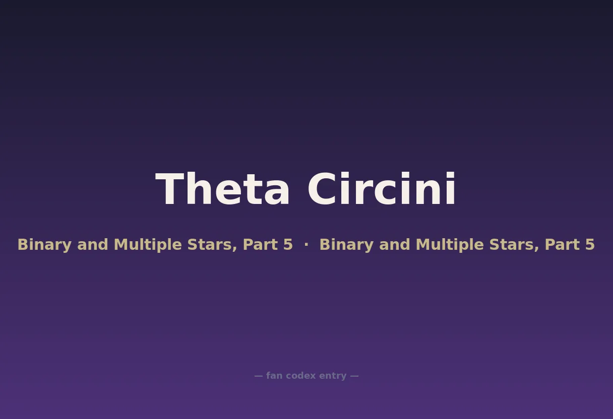 Theta Circini