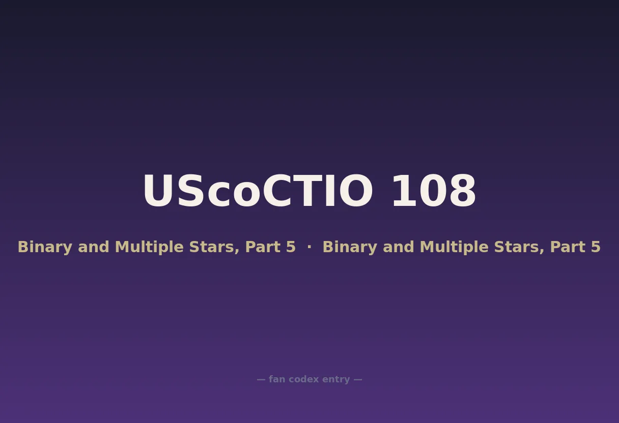 UScoCTIO 108
