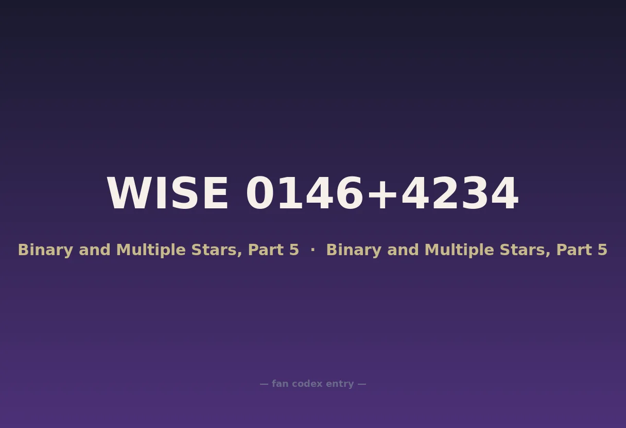 WISE 0146+4234