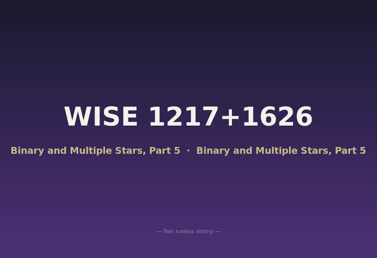 WISE 1217+1626