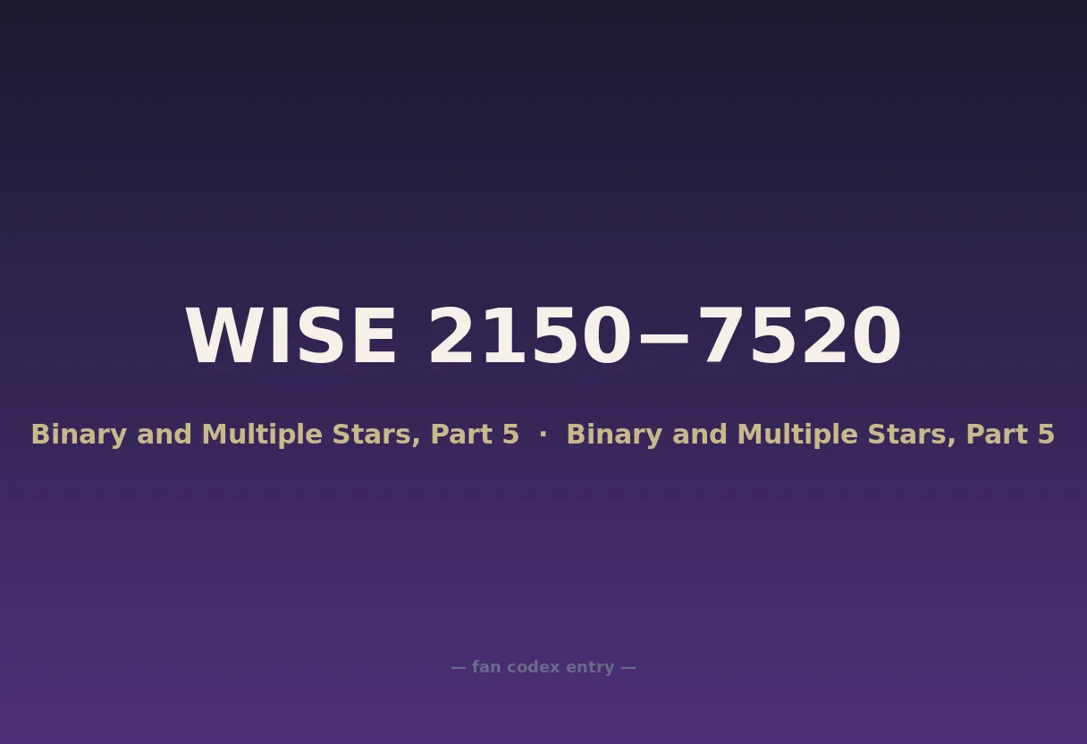 WISE 2150−7520