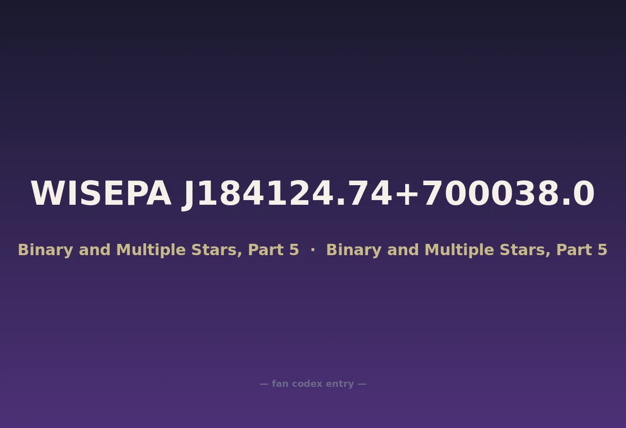 WISEPA J184124.74+700038.0