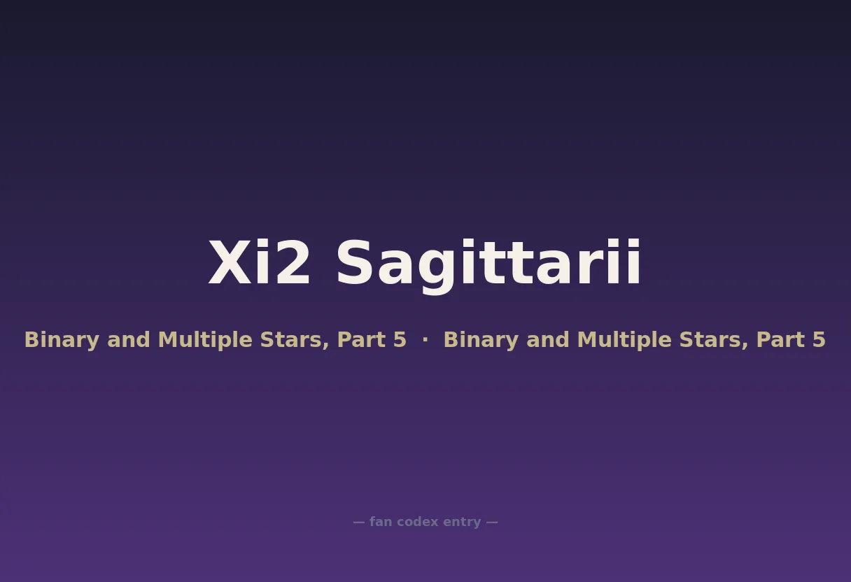 Xi2 Sagittarii