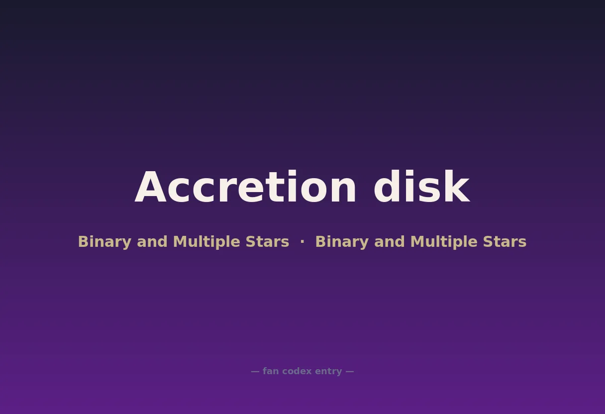 Accretion disk