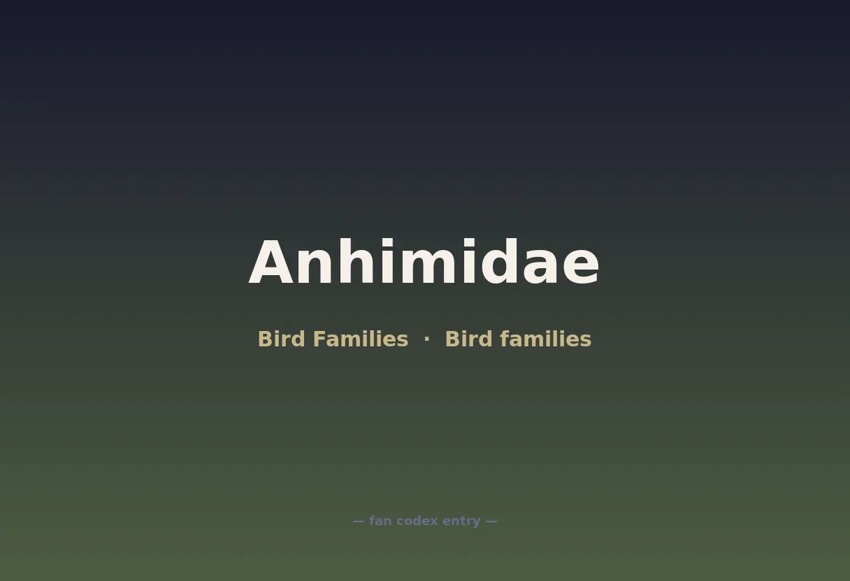 Anhimidae