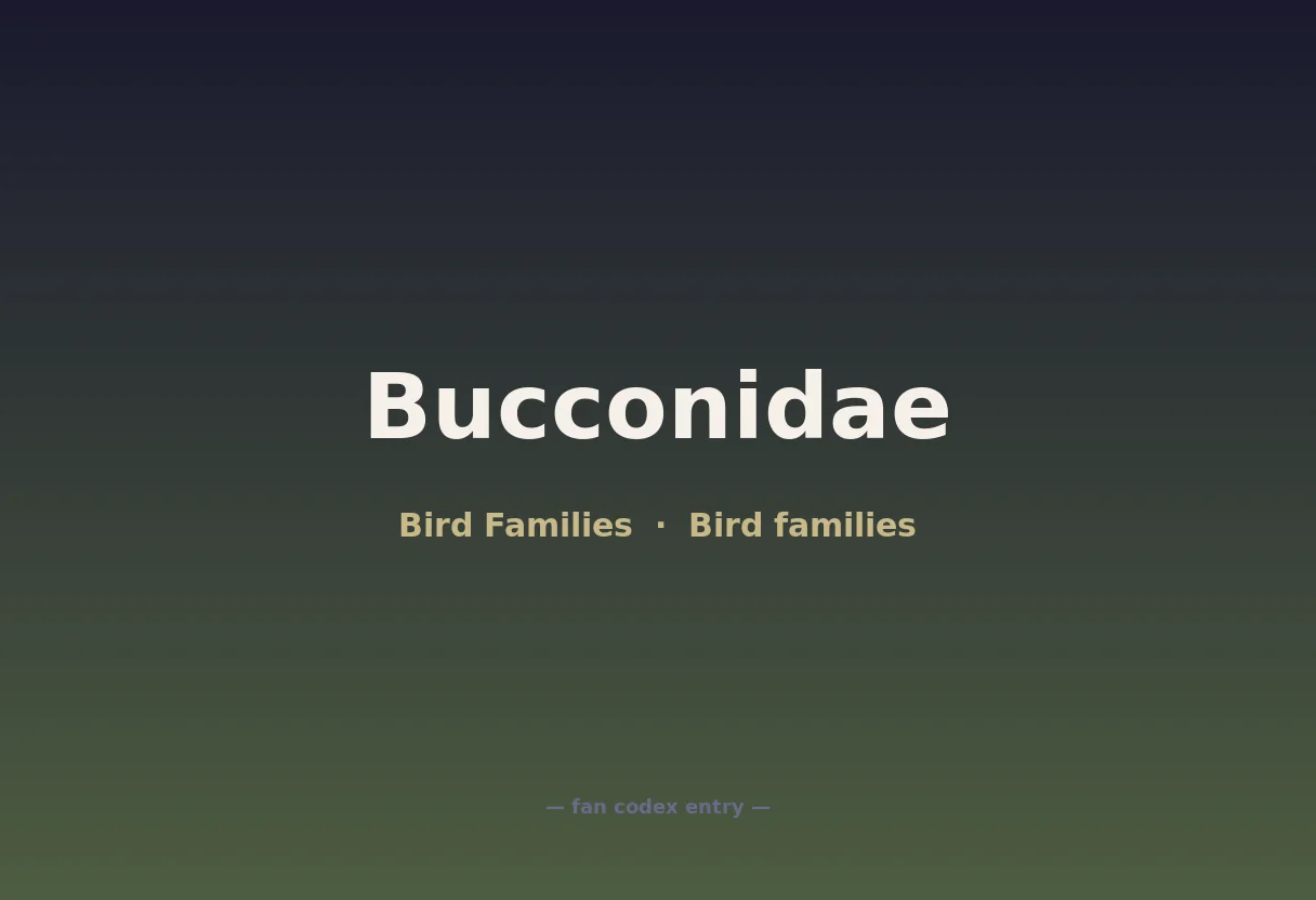 Bucconidae