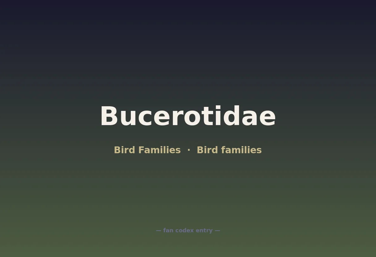 Bucerotidae