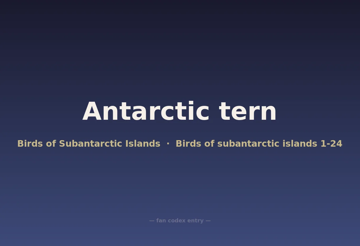 Antarctic tern