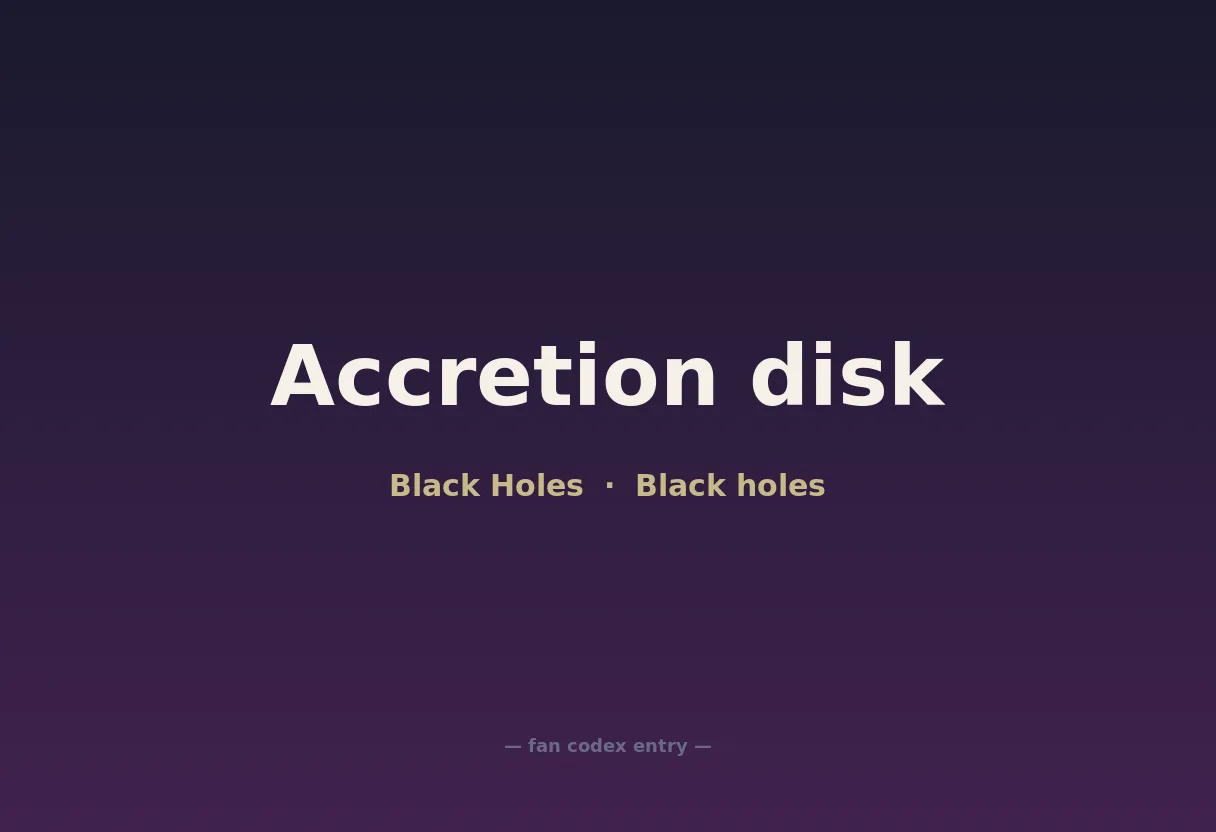 Accretion disk