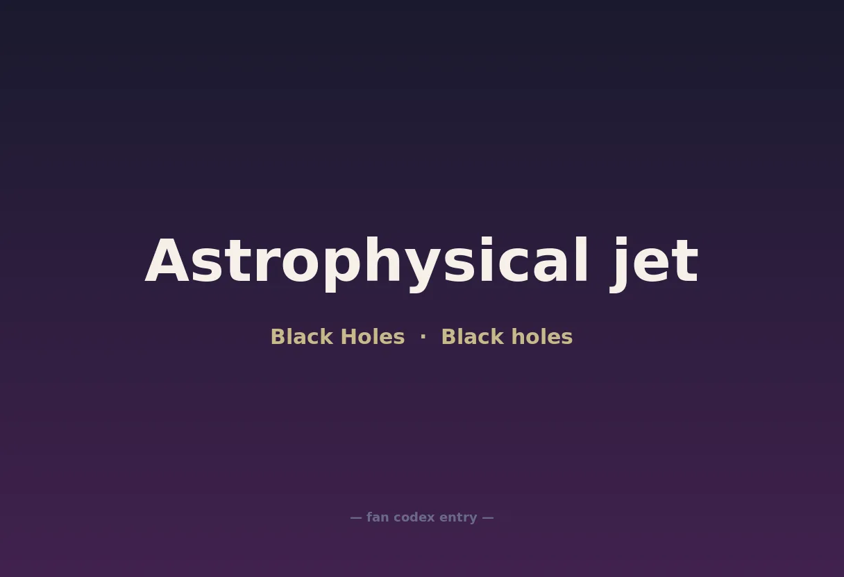 Astrophysical jet