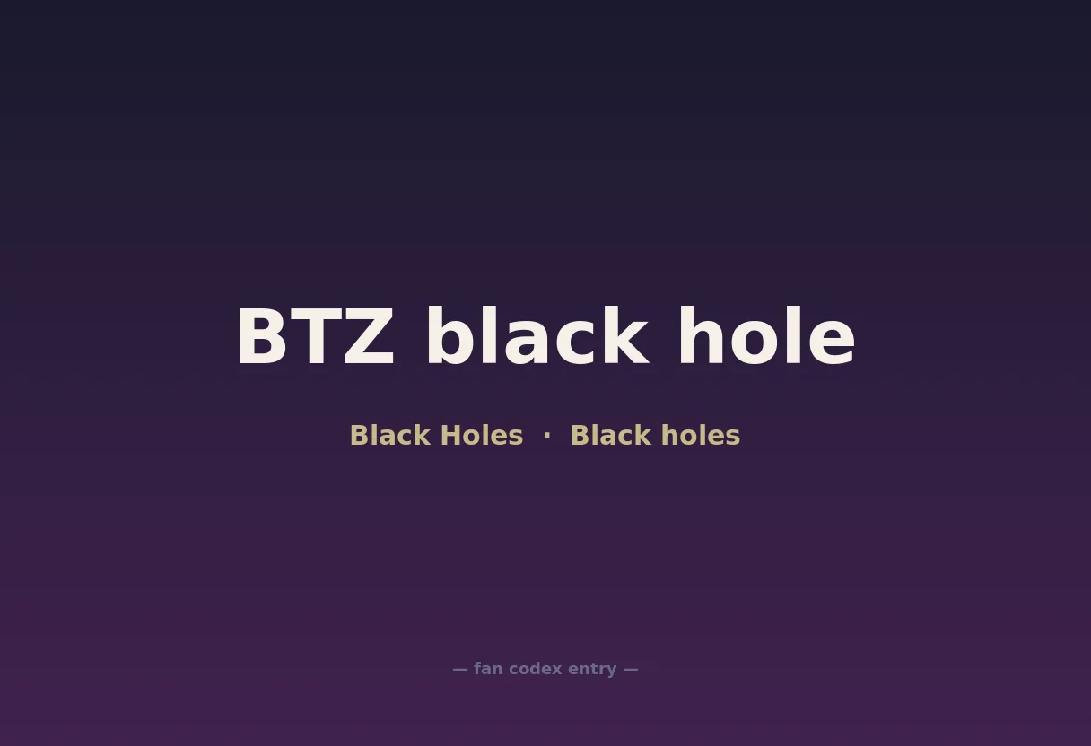 BTZ black hole