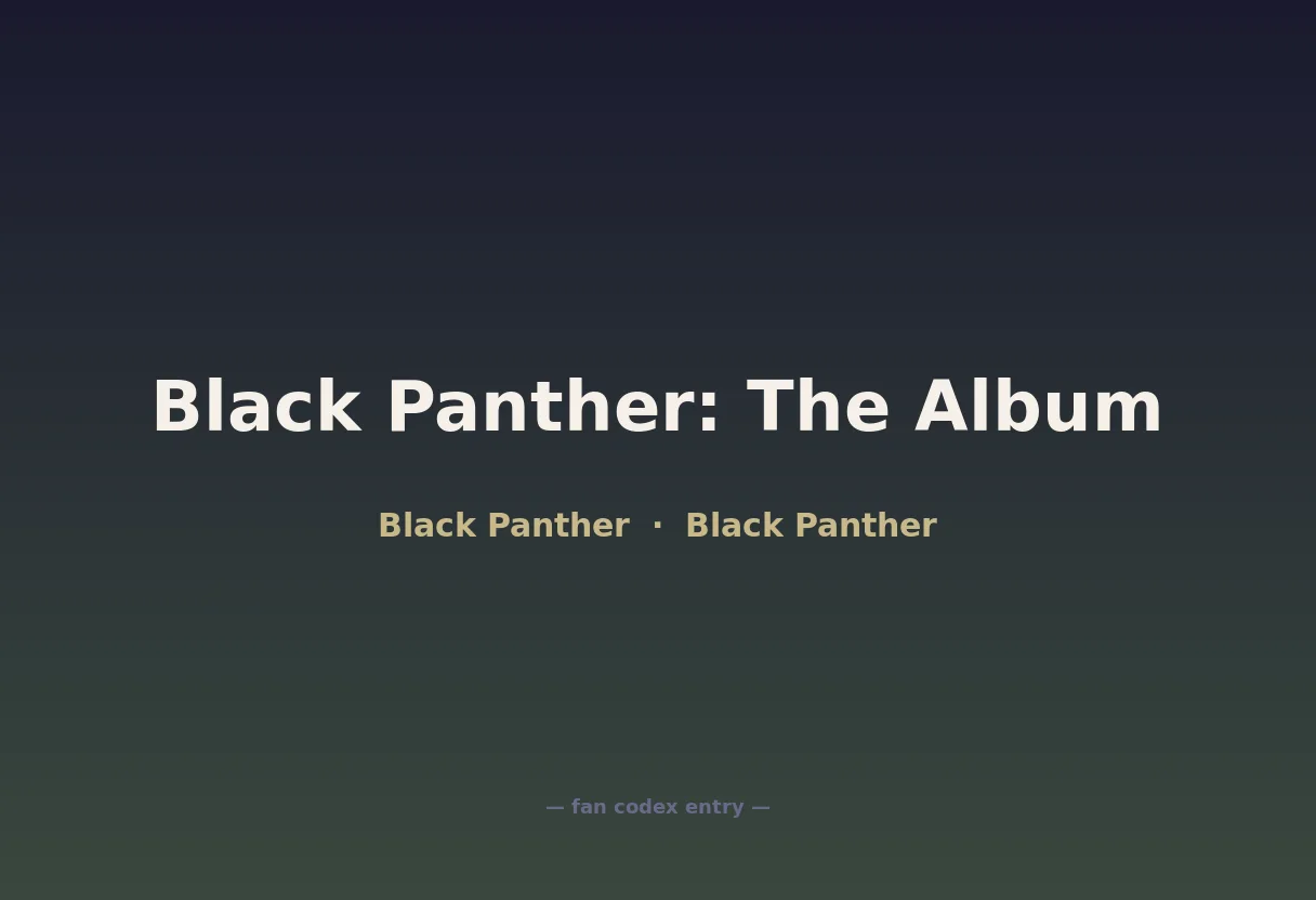 Black Panther: The Album