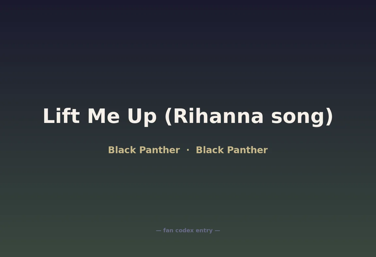 Lift Me Up (Rihanna song)