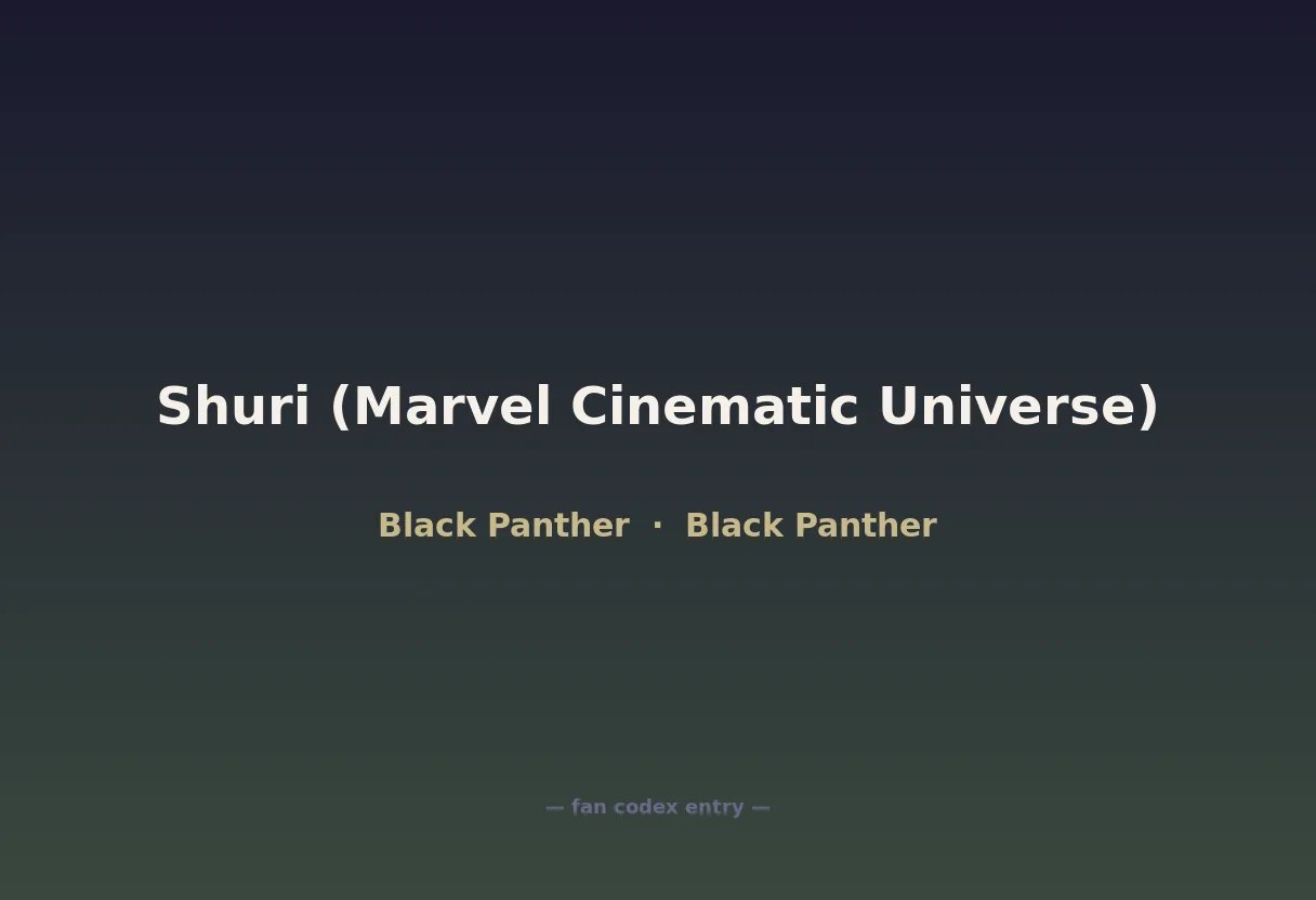 Shuri (Marvel Cinematic Universe)