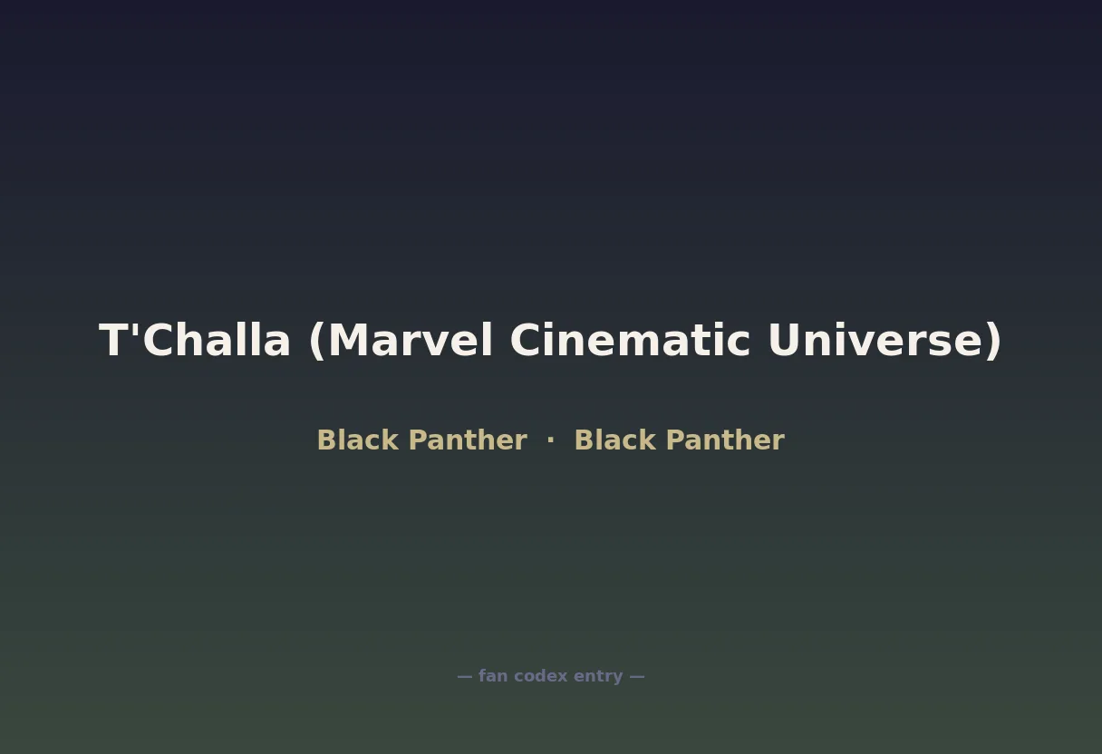 T'Challa (Marvel Cinematic Universe)