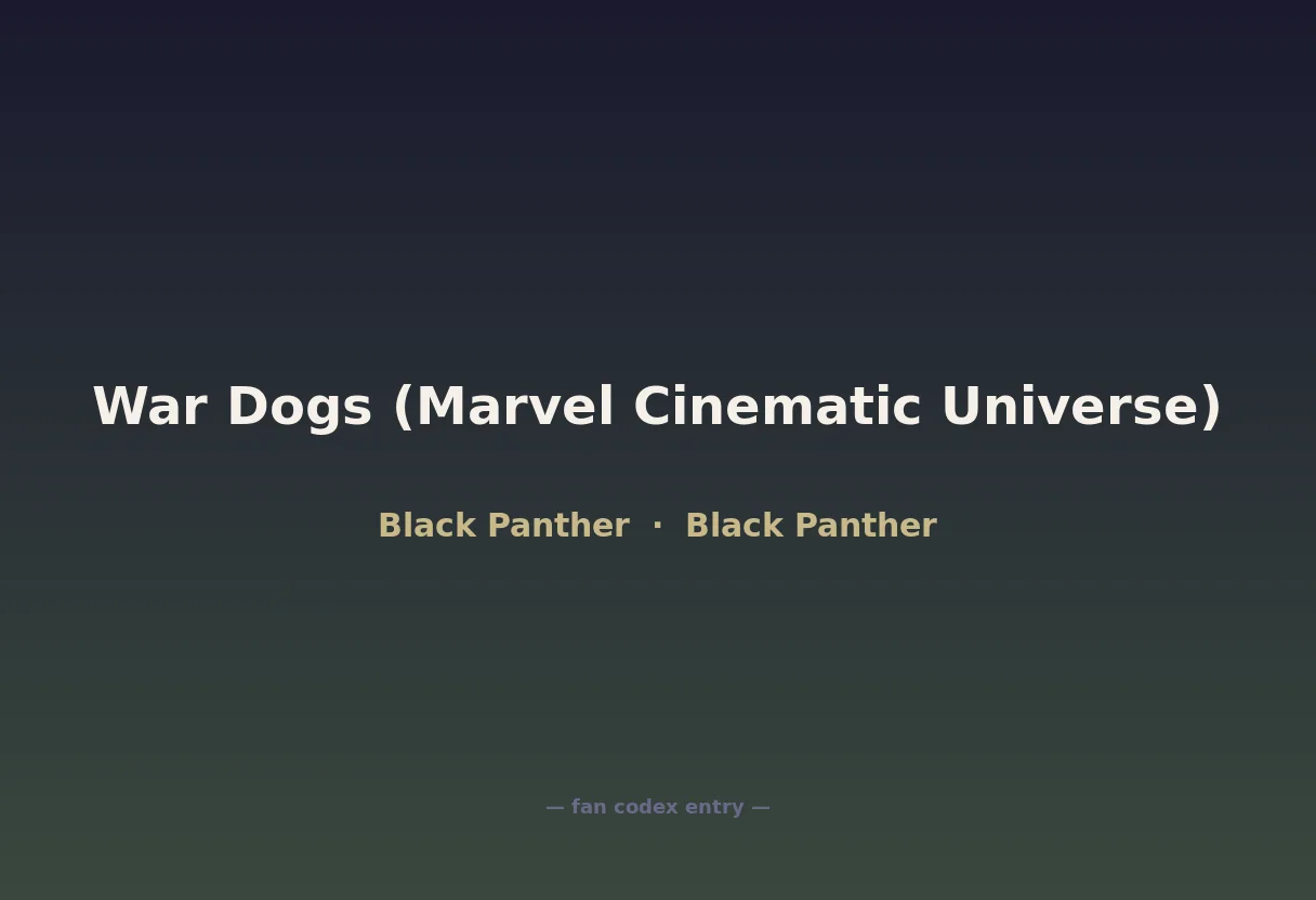 War Dogs (Marvel Cinematic Universe)
