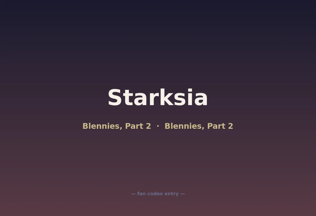 Starksia