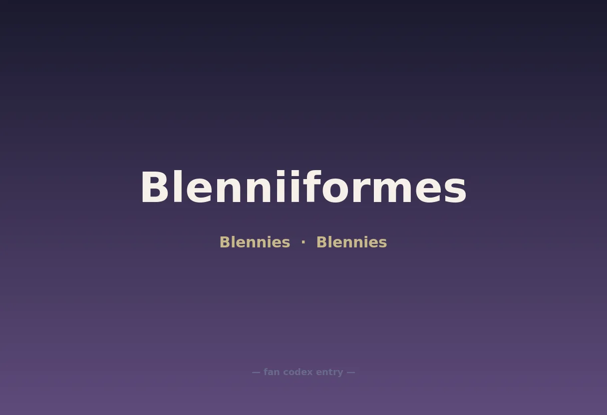 Blenniiformes