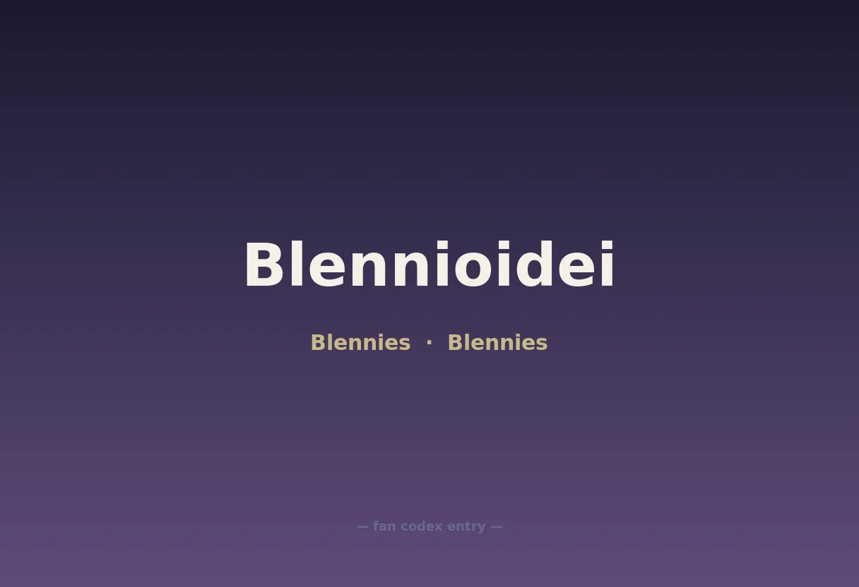 Blennioidei