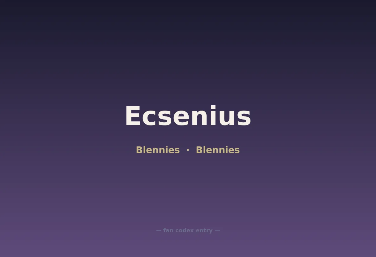 Ecsenius