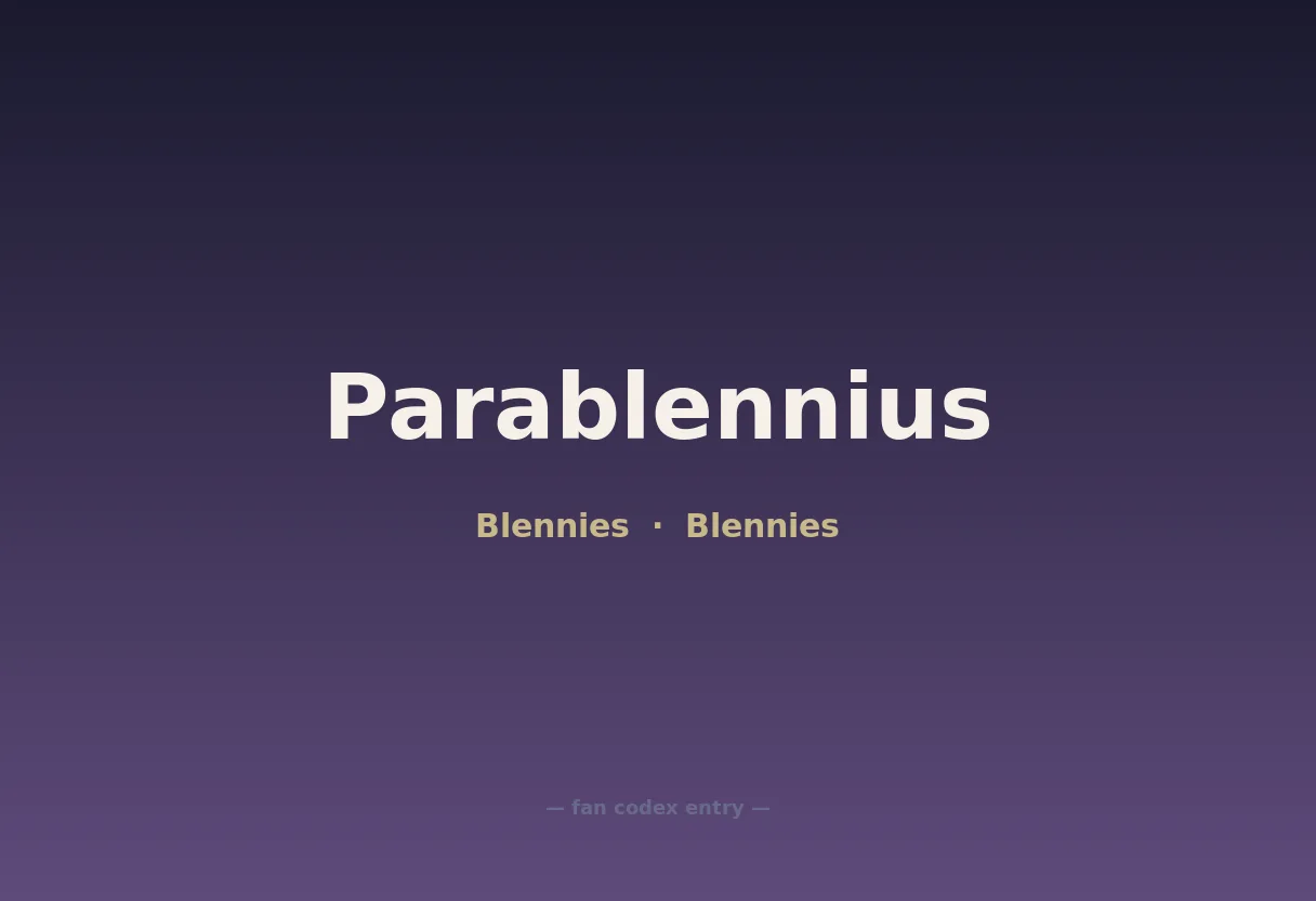 Parablennius