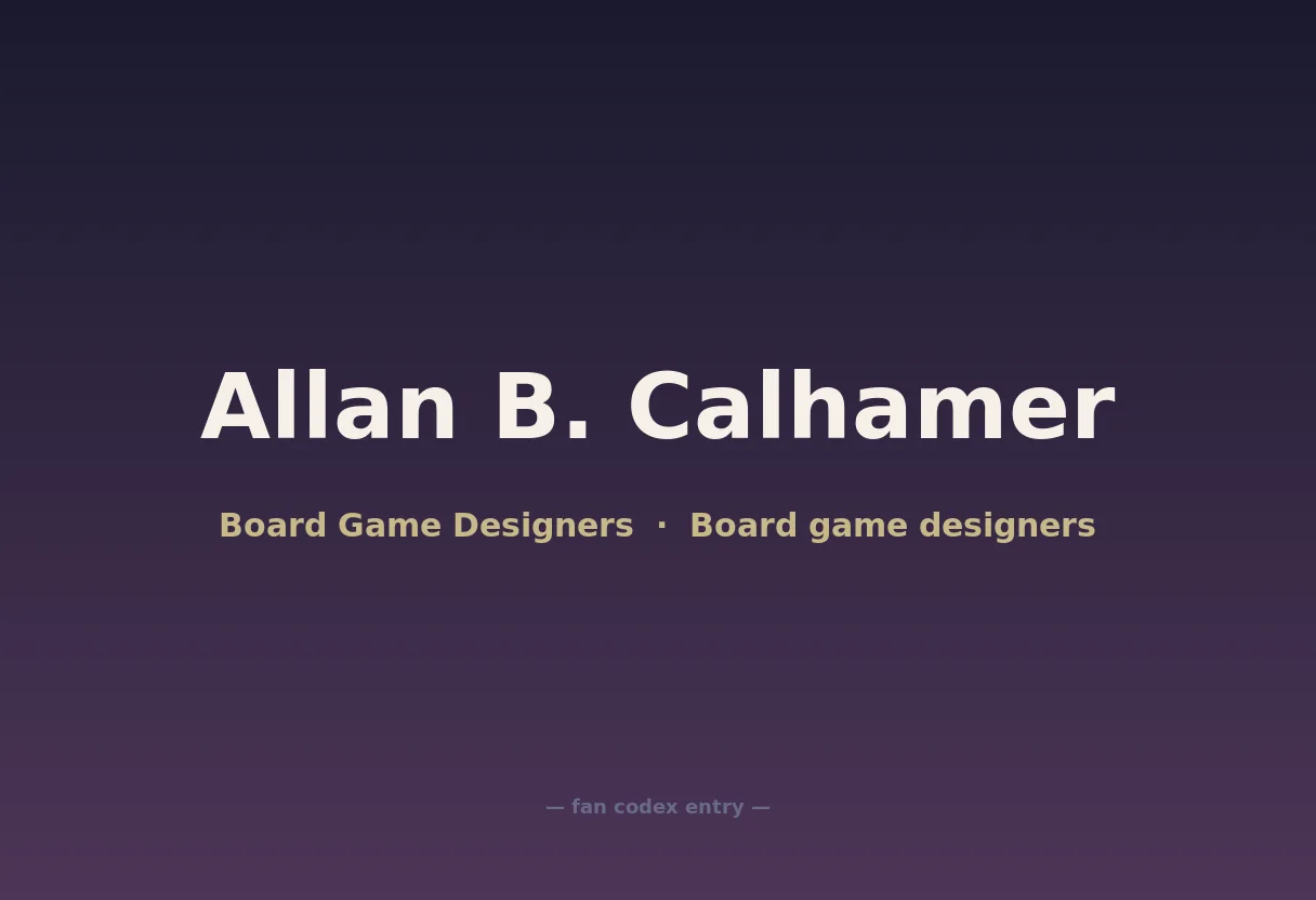 Allan B. Calhamer