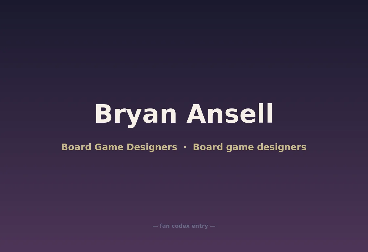 Bryan Ansell