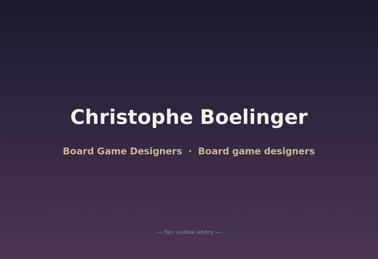 Christophe Boelinger