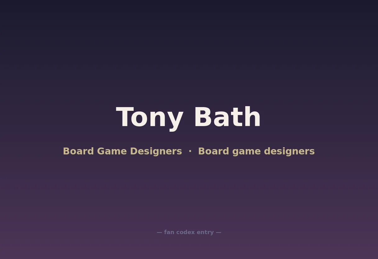 Tony Bath