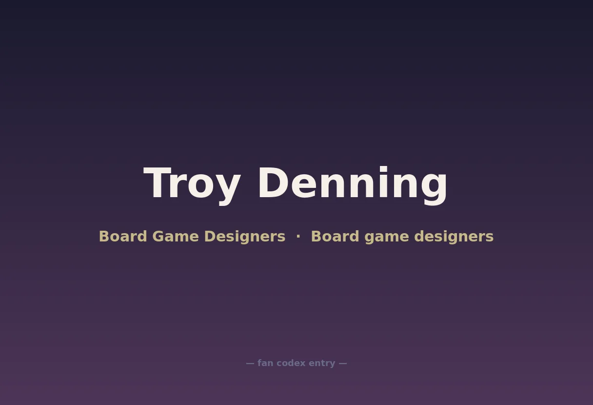 Troy Denning