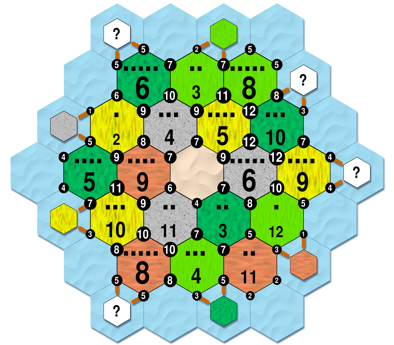 Catan Universe fixed setup