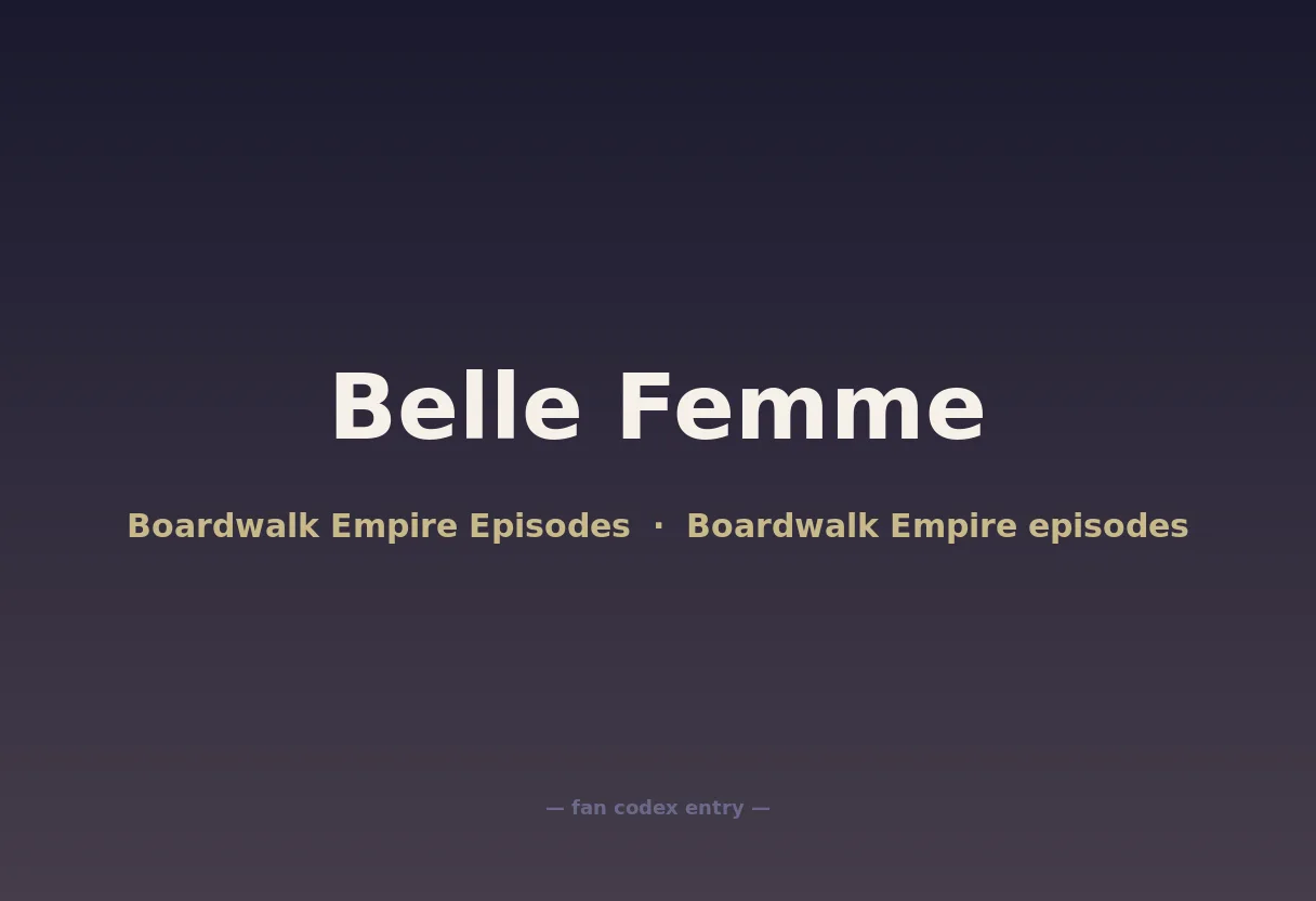 Belle Femme