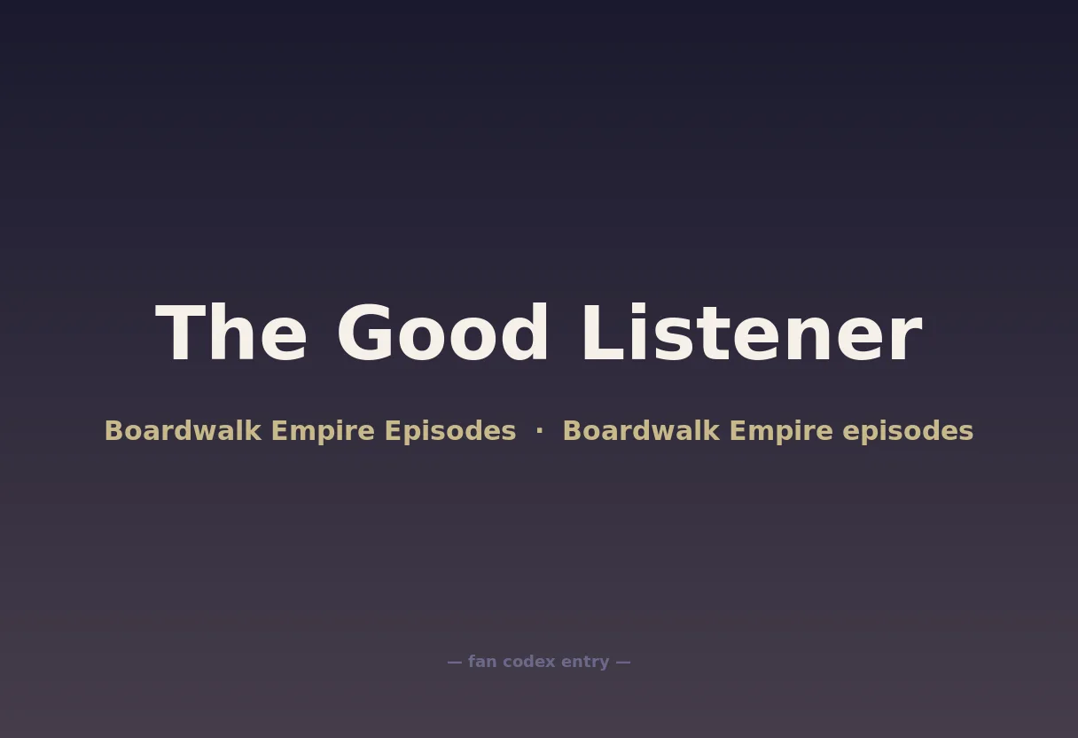 The Good Listener