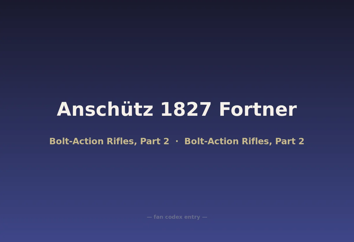 Anschütz 1827 Fortner