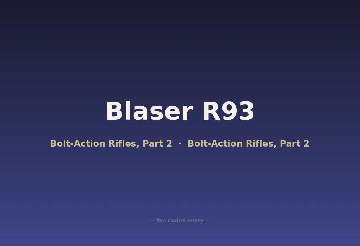 Blaser R93
