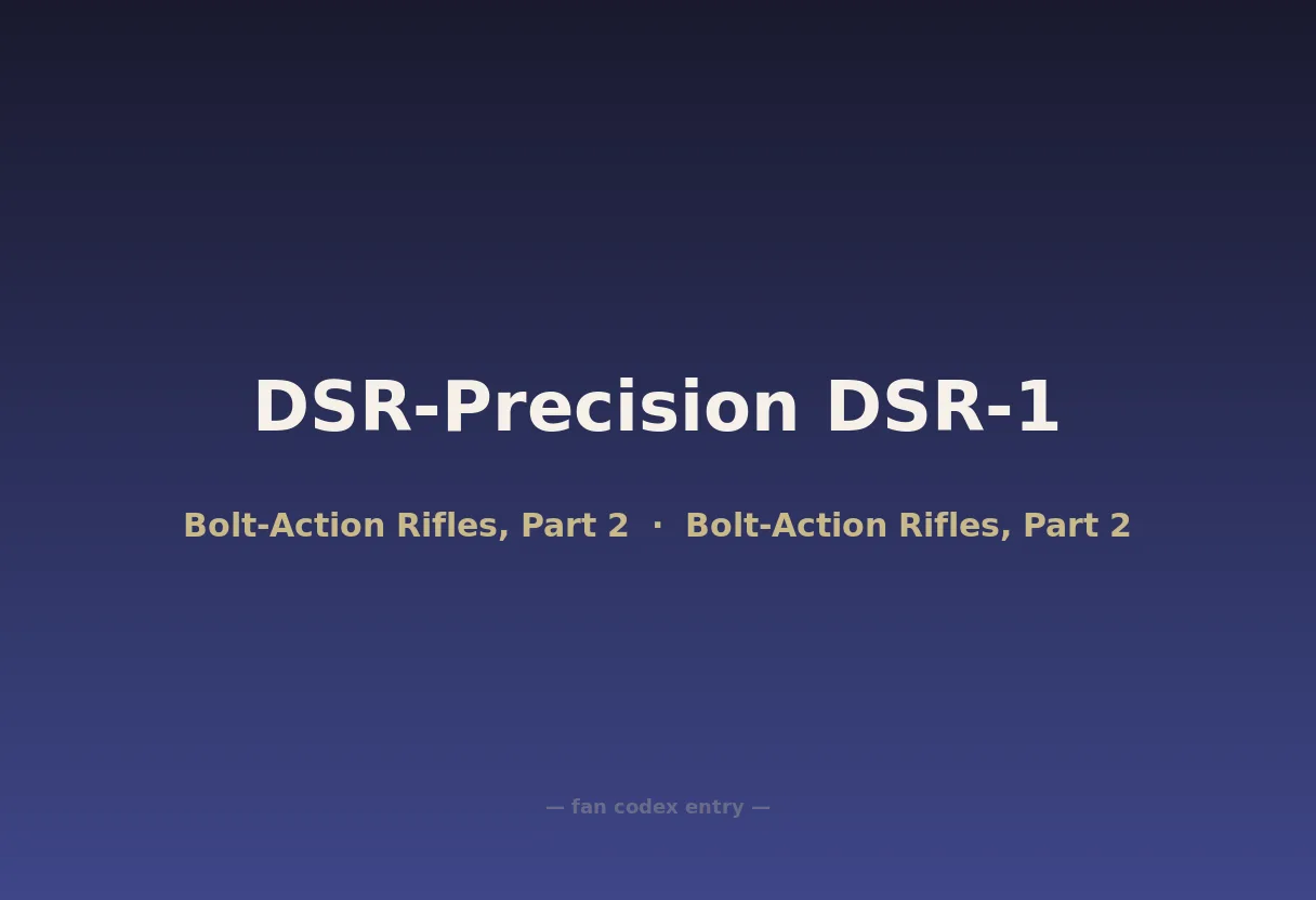 DSR-Precision DSR-1