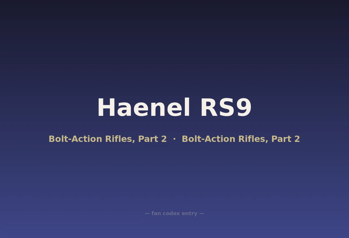 Haenel RS9