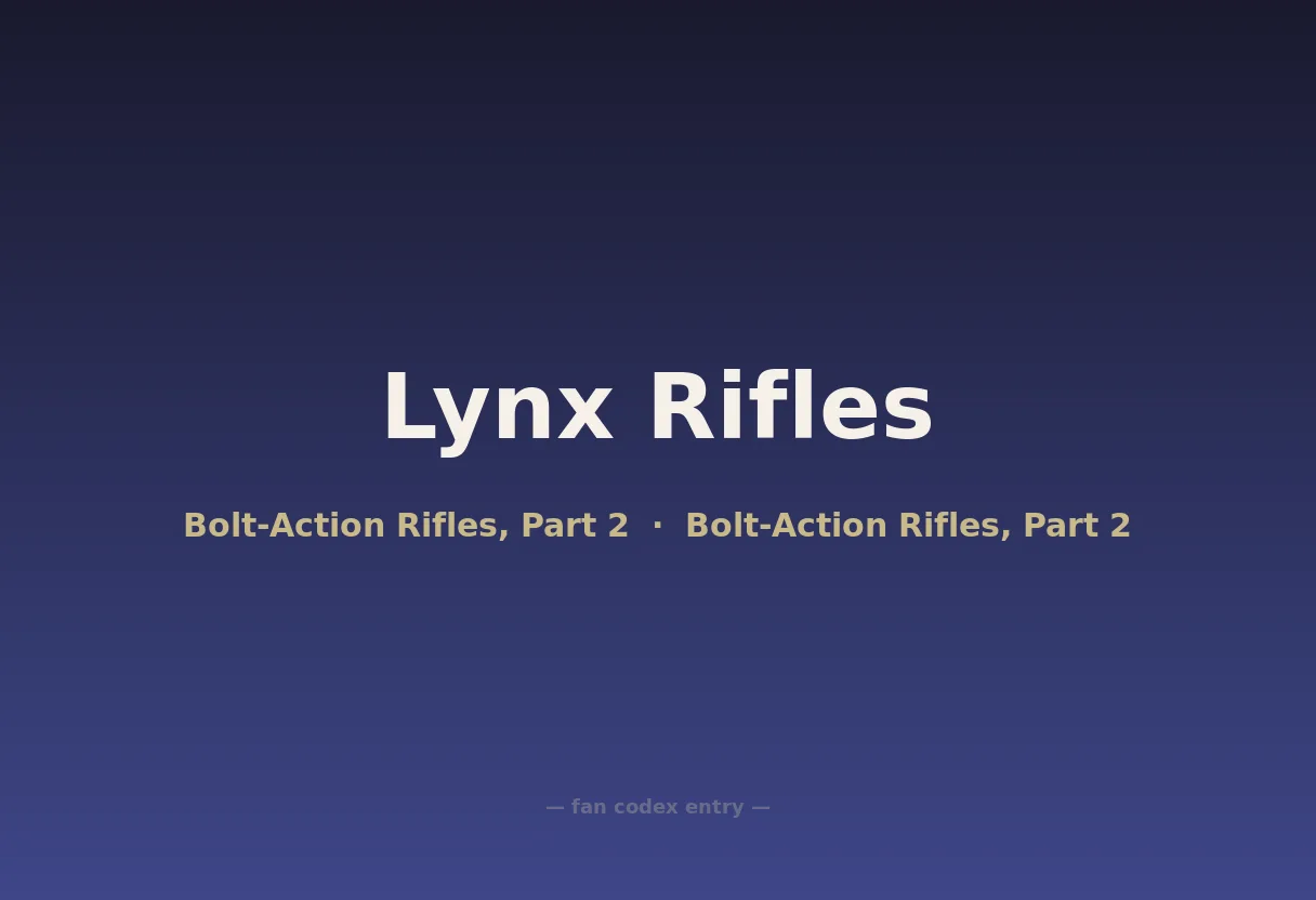 Lynx Rifles