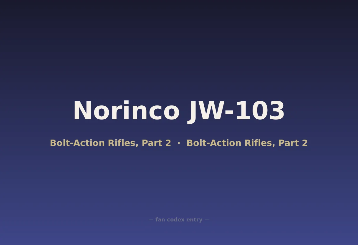 Norinco JW-103