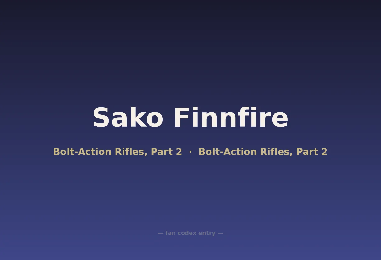 Sako Finnfire