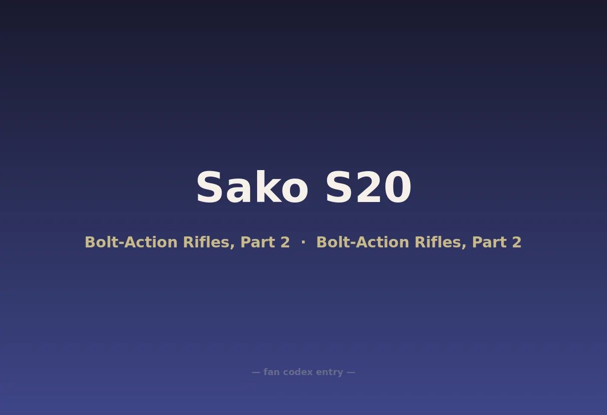 Sako S20