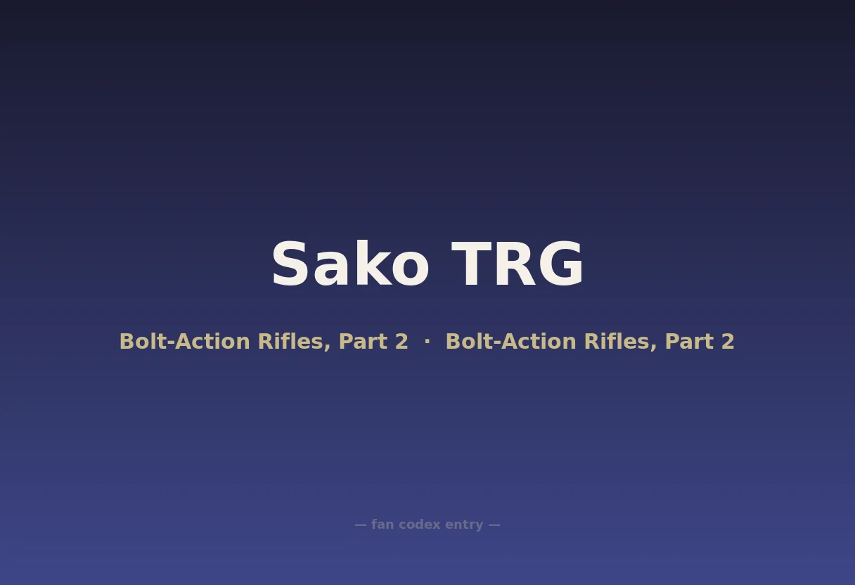 Sako TRG