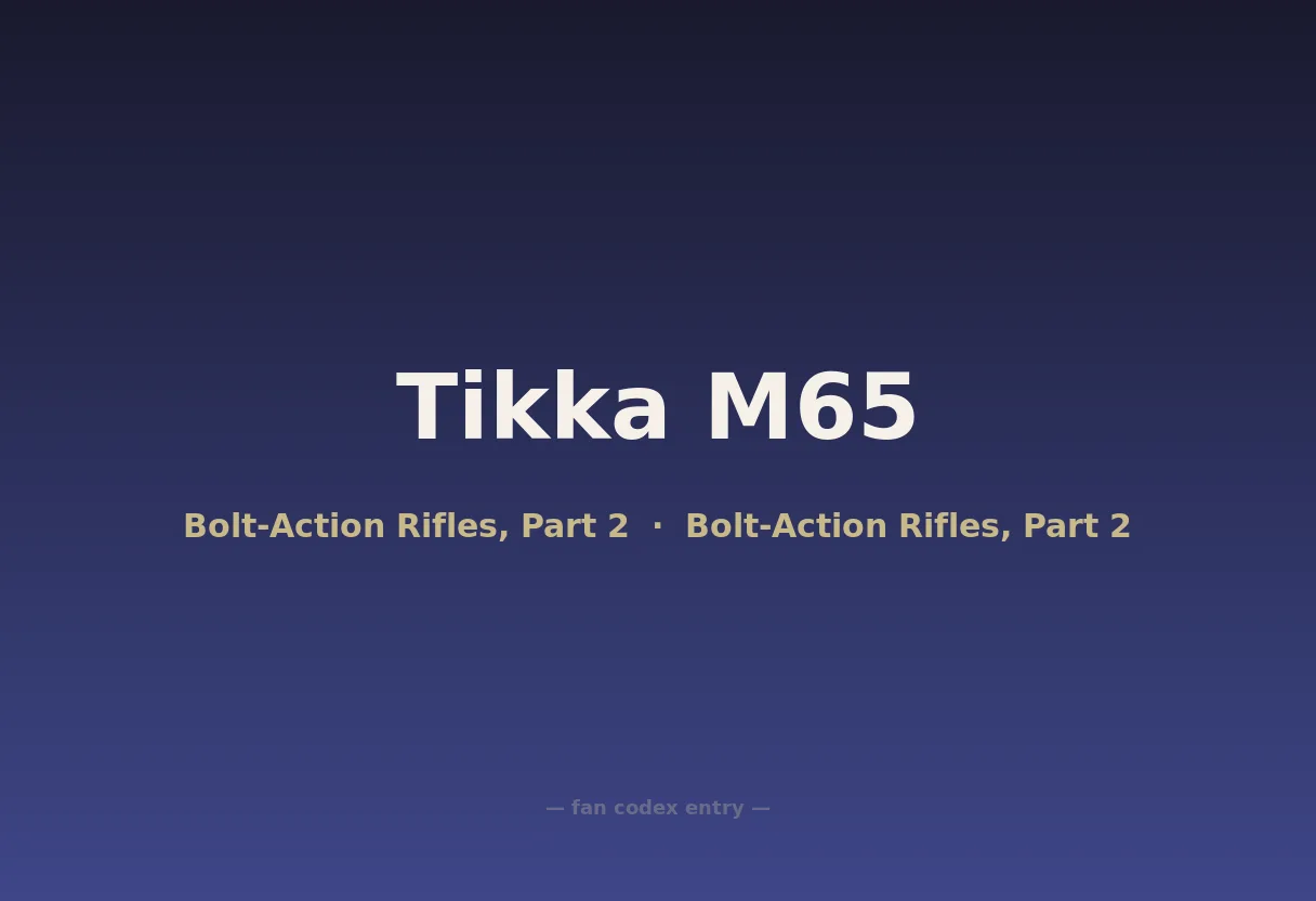 Tikka M65
