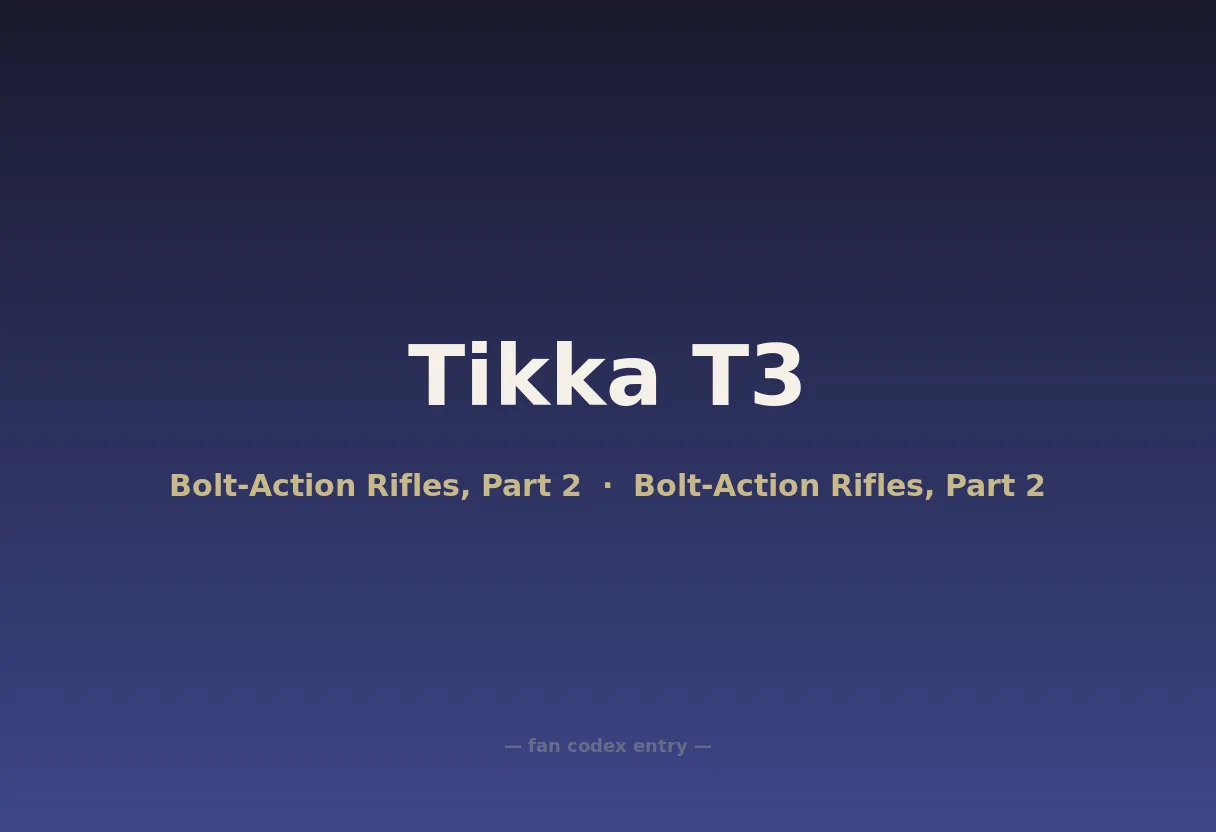 Tikka T3