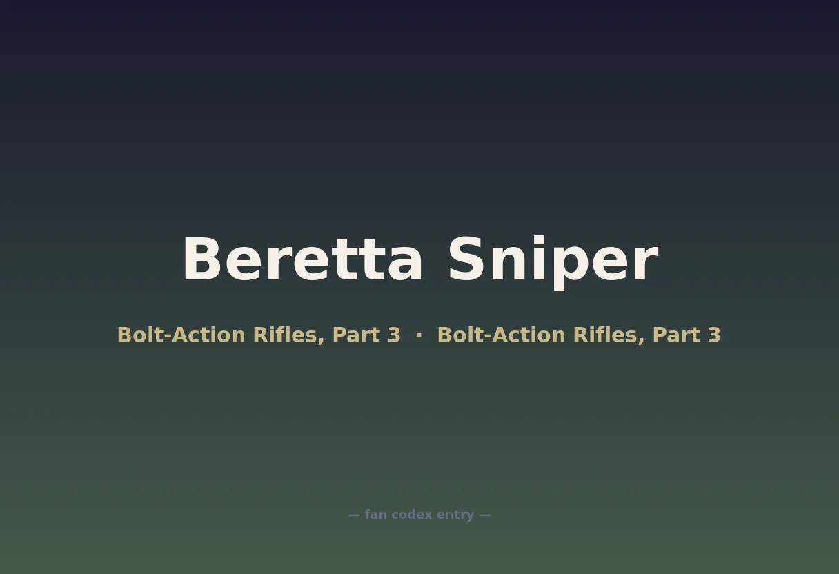 Beretta Sniper