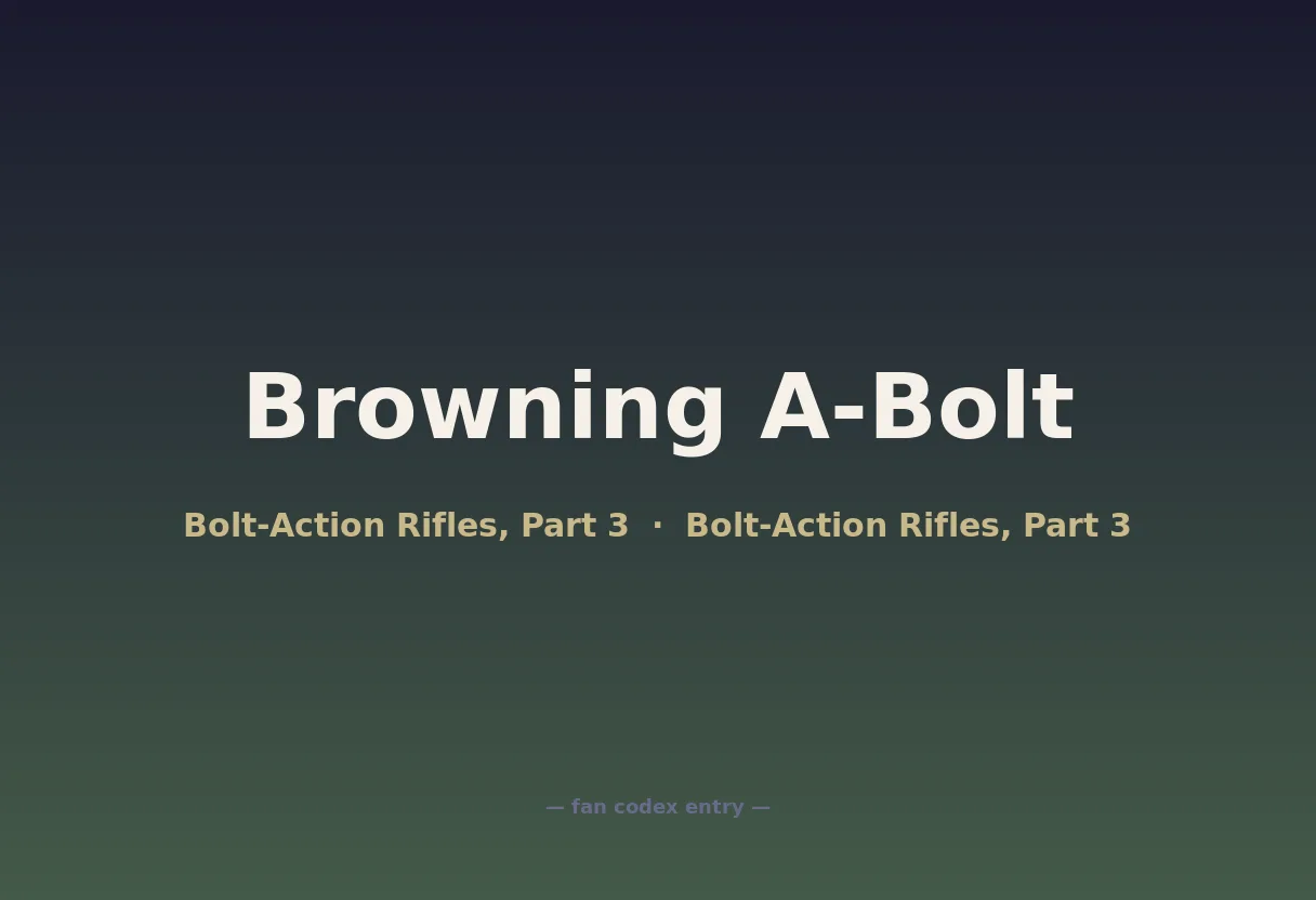 Browning A-Bolt