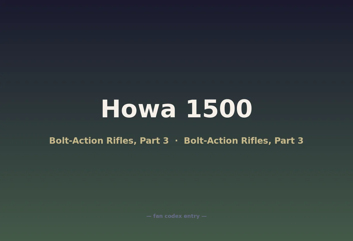 Howa 1500
